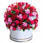 Композиция из 51 розы яркий микс