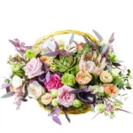Корзина с цветами Вечернее очарование